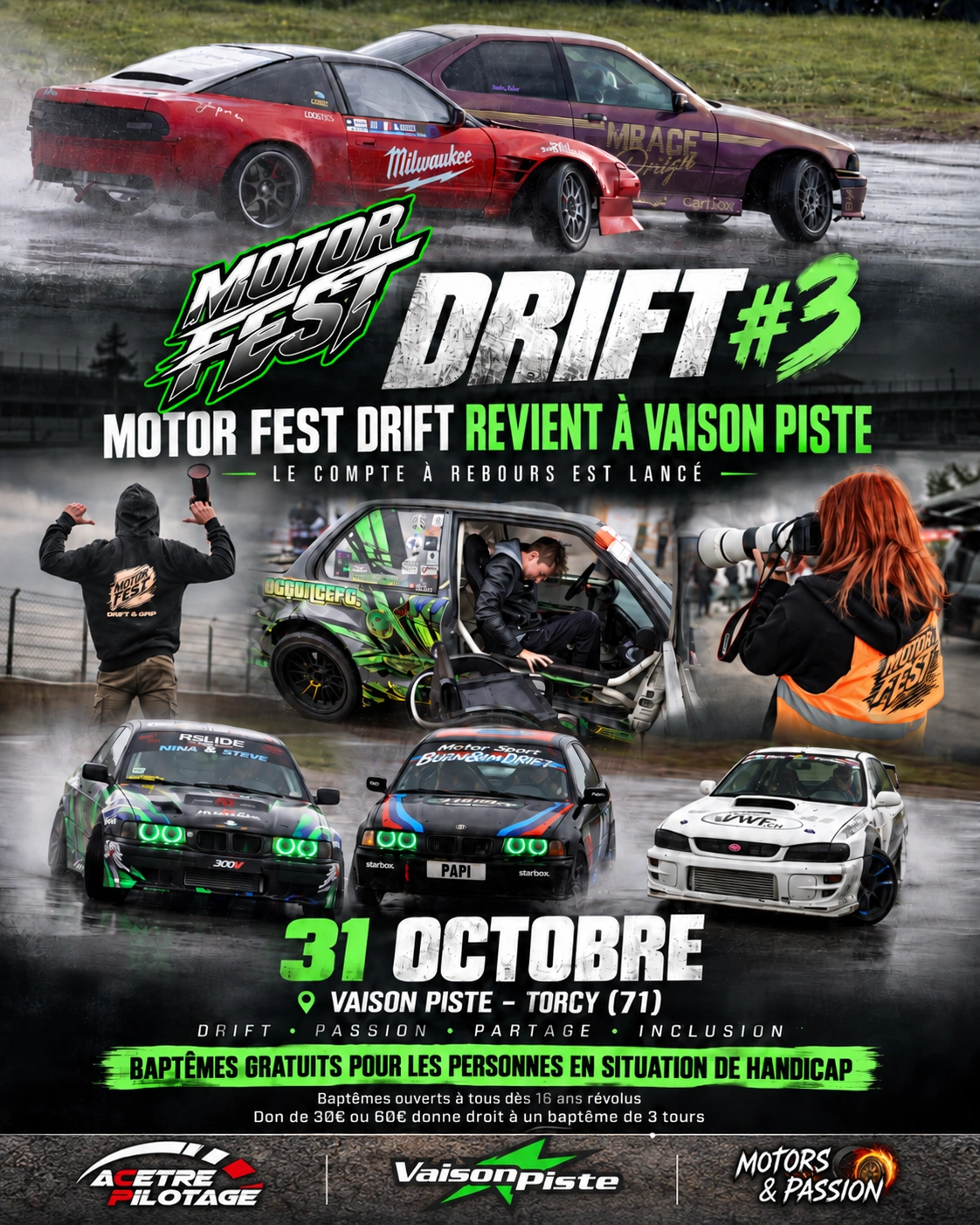 Affiche MOTOR FEST DRIFT #3